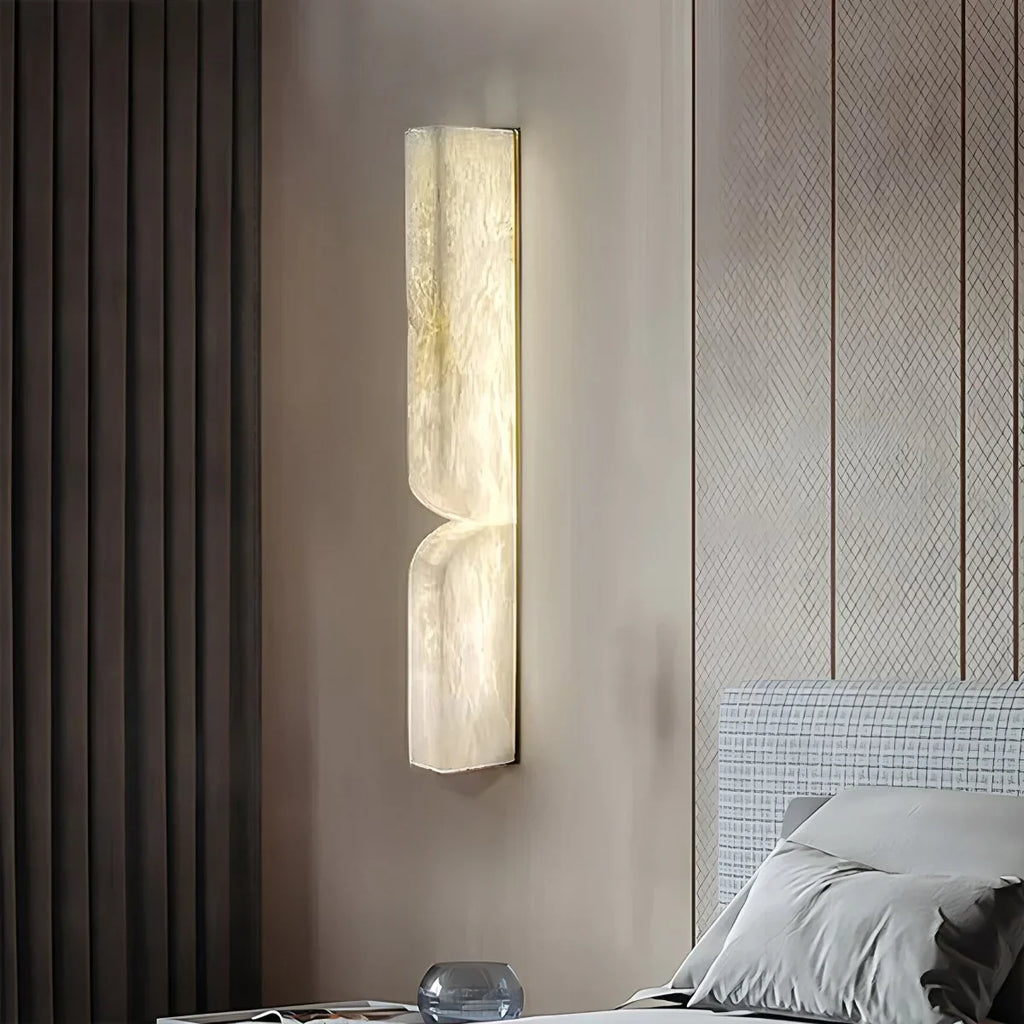 Luxuriöse spanische Alabaster-Wandleuchte für den Flur | Desfino