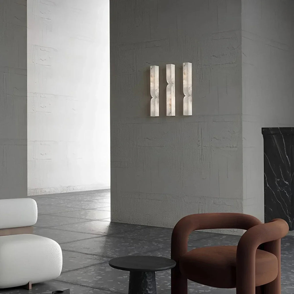 Luxuriöse spanische Alabaster-Wandleuchte für den Flur | Desfino