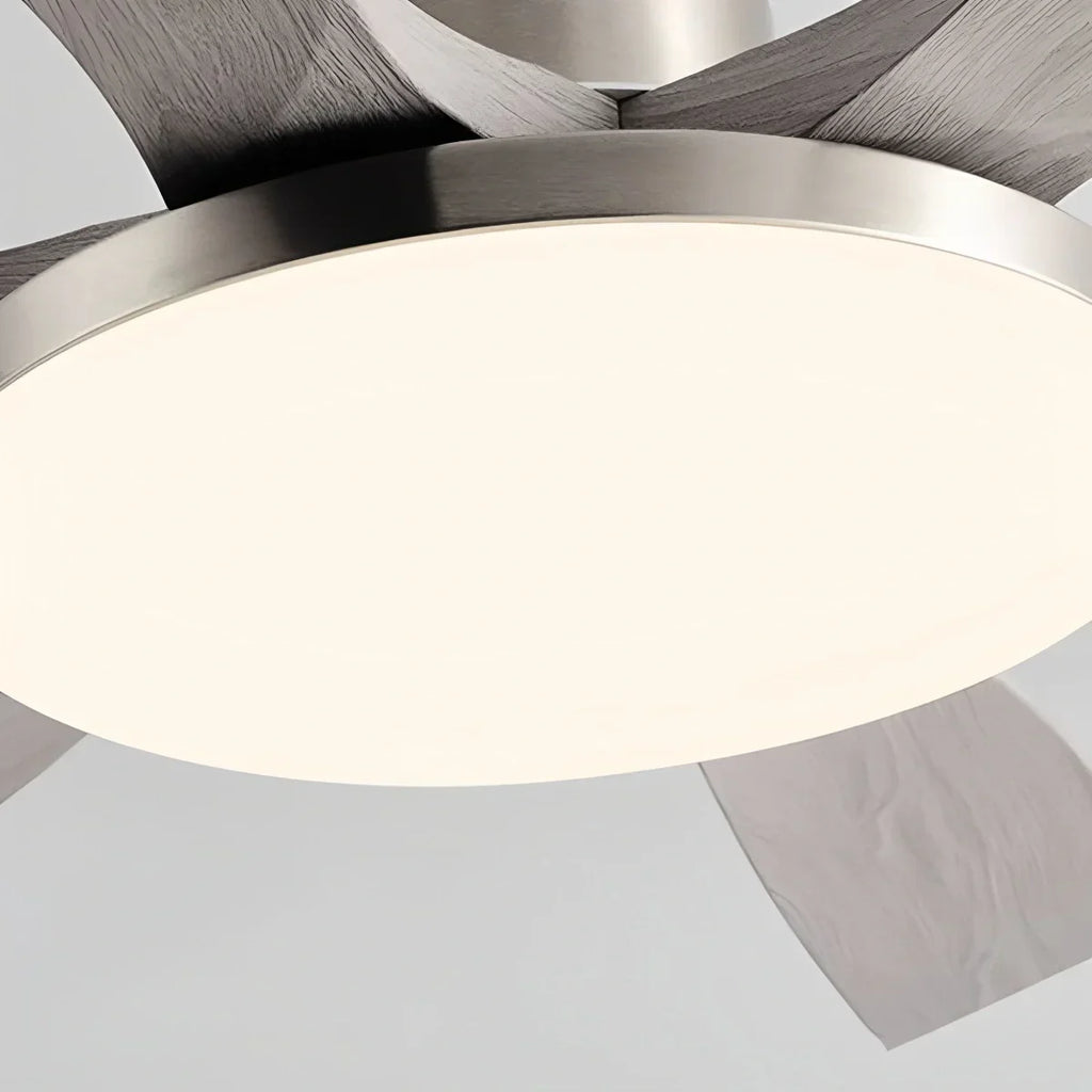 Living Room 6-Leaf Ceiling Fan Light | Desfino