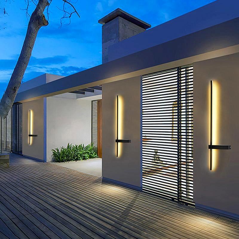 Long Linear Wall Sconce Outdoor Lighting | Desfino