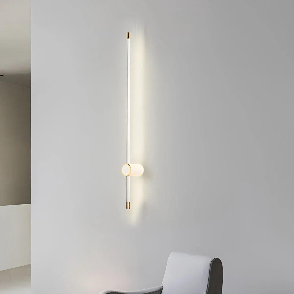 Long Roman Column Wall Lamp for Bedroom | Desfino