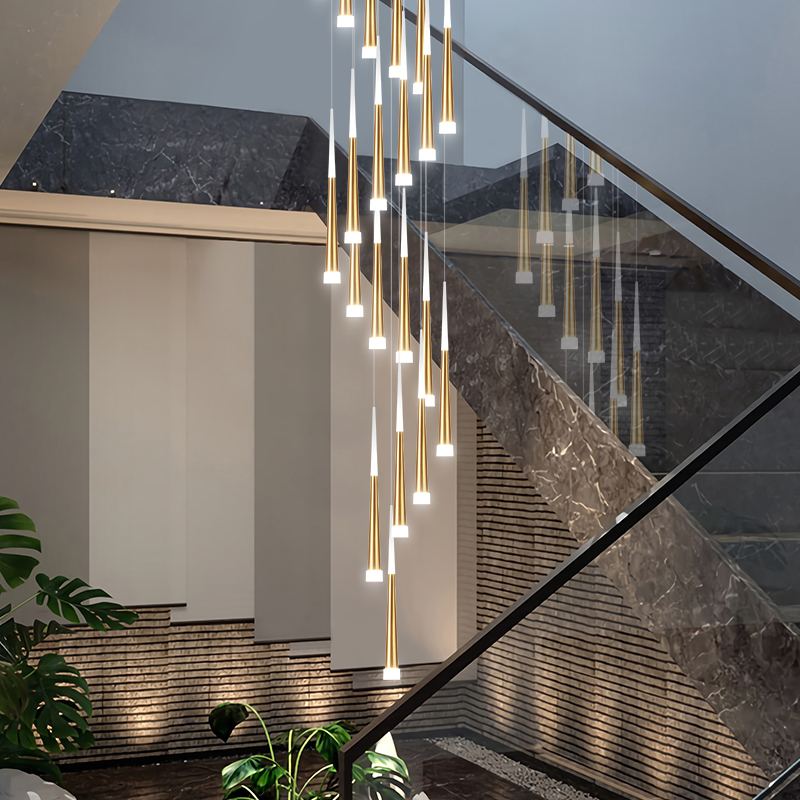 Meteor Shower Chandelier for Staircase | Desfino