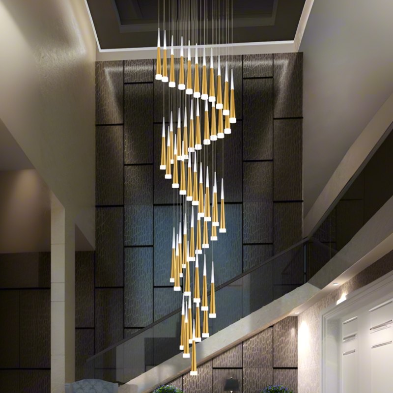 Meteor Shower Chandelier for Staircase | Desfino