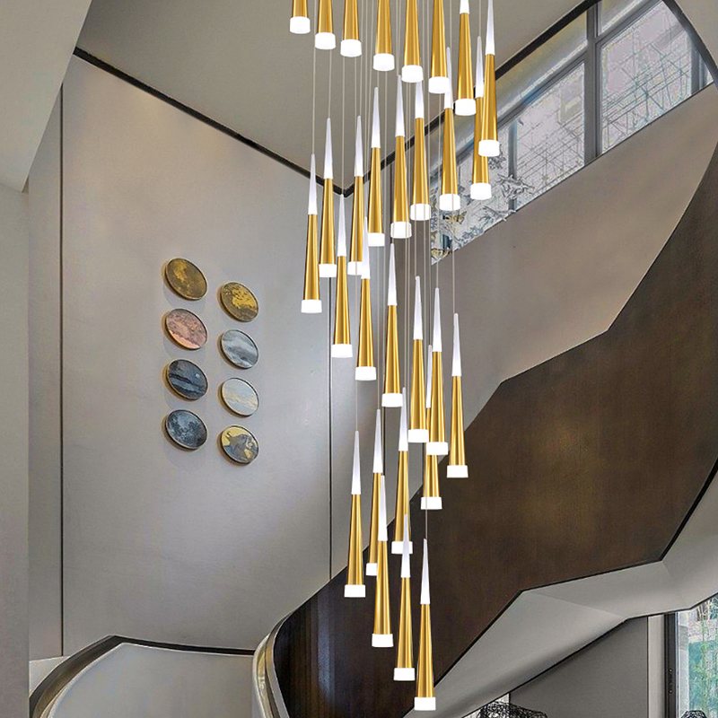 Meteor Shower Chandelier for Staircase | Desfino