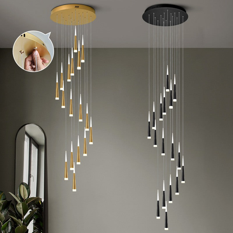 Meteor Shower Chandelier for Staircase | Desfino