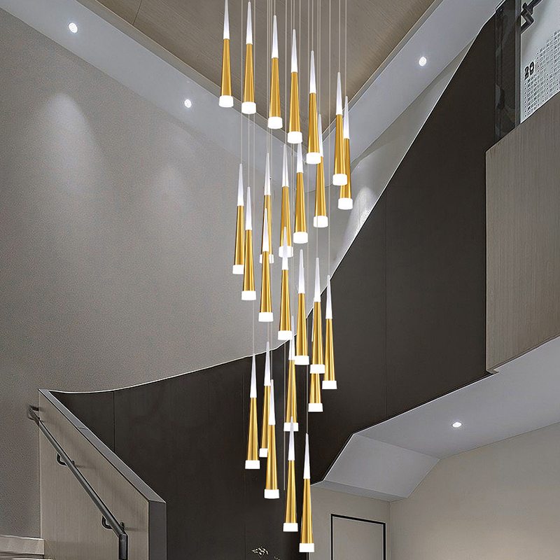 Meteor Shower Chandelier for Staircase | Desfino
