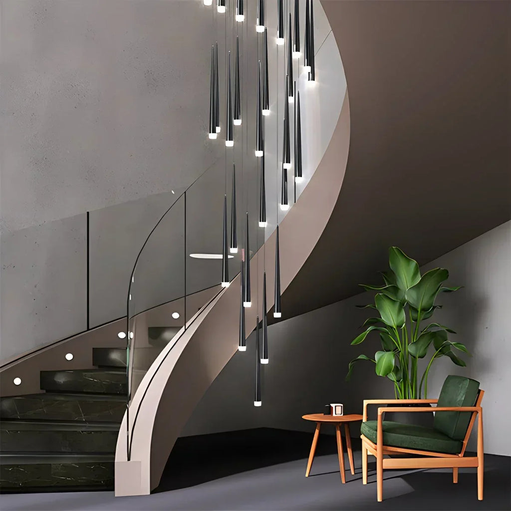 Meteor Shower Chandelier for Staircase | Desfino