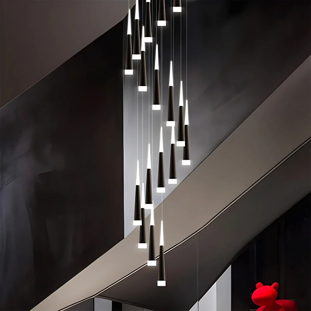 Meteor Shower Chandelier for Staircase | Desfino