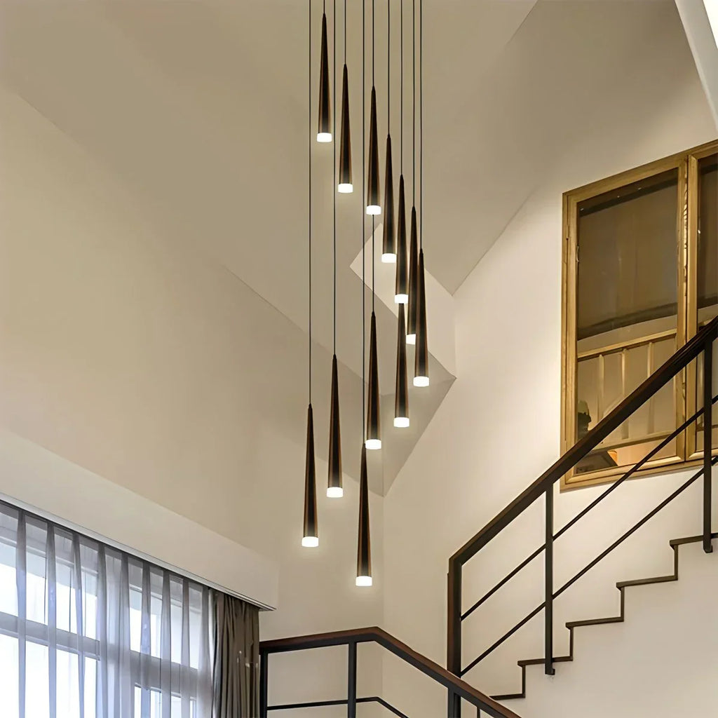 Meteor Shower Chandelier for Staircase | Desfino