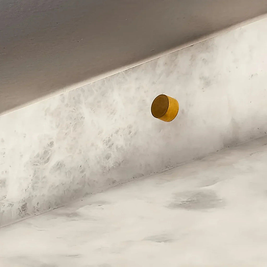 Minimalism Ultra Thin Square Spanish Alabaster Ceiling Light | Desfino