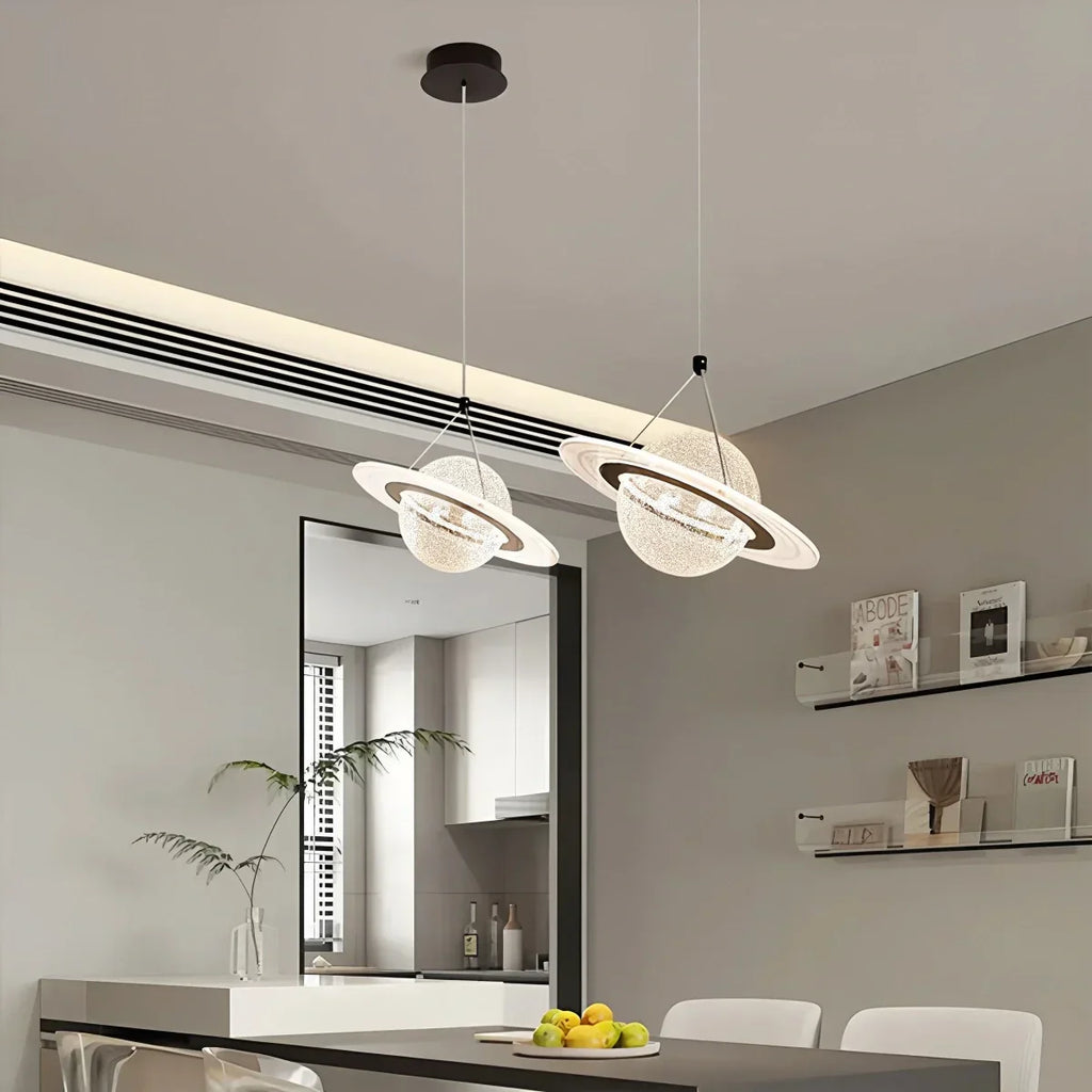 Modern Creative Planet Dining Room Pendant Light | Desfino
