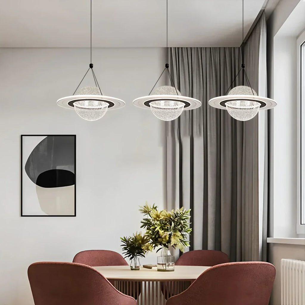 Modern Creative Planet Dining Room Pendant Light | Desfino