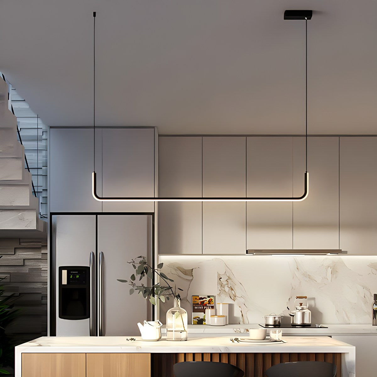 Moderner LED-Deckenleuchter für das Wohnzimmer | Desfino