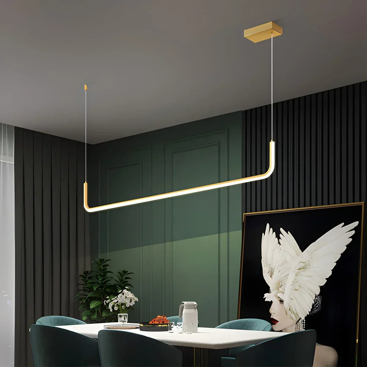 Moderner LED-Deckenleuchter für das Wohnzimmer | Desfino