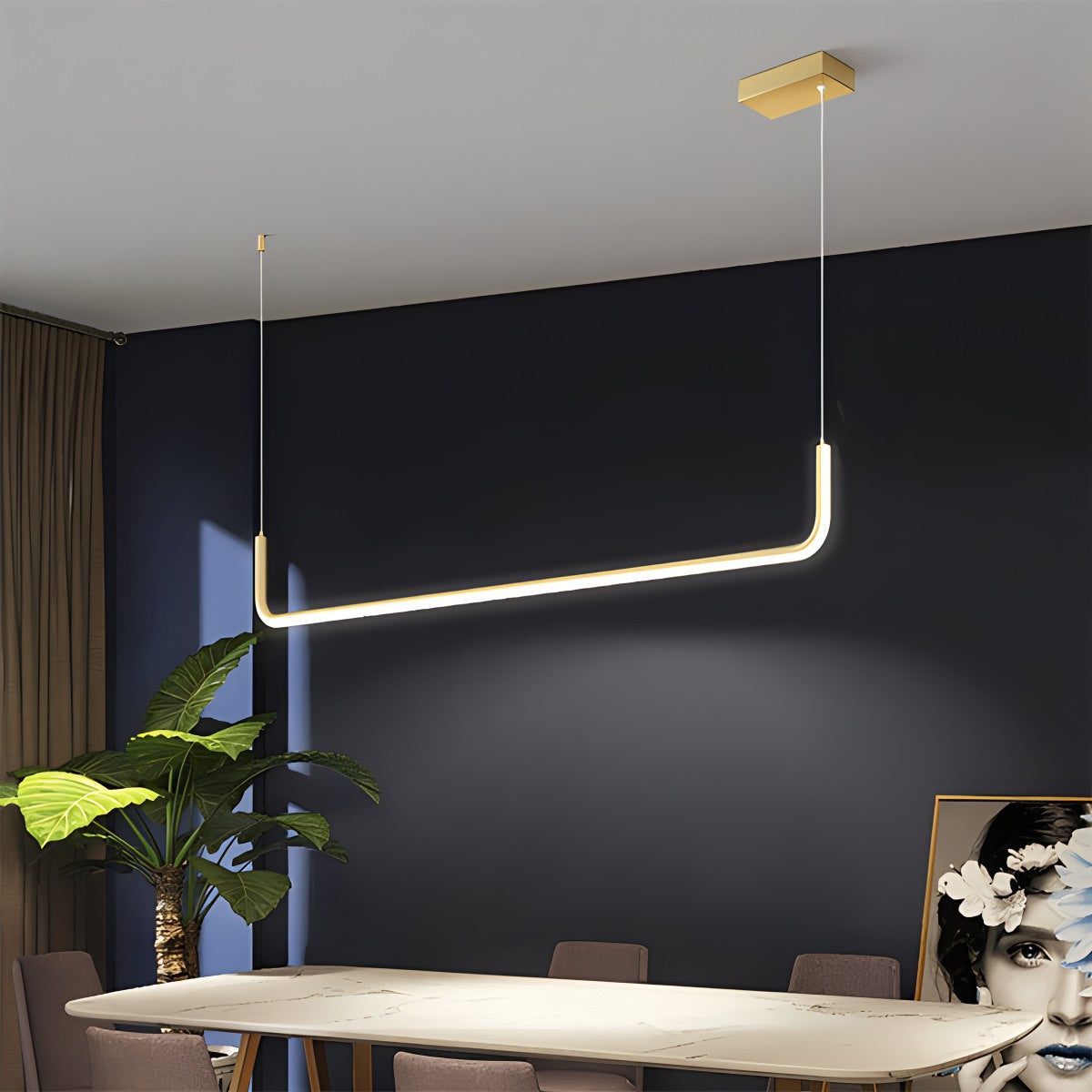 Moderner LED-Deckenleuchter für das Wohnzimmer | Desfino
