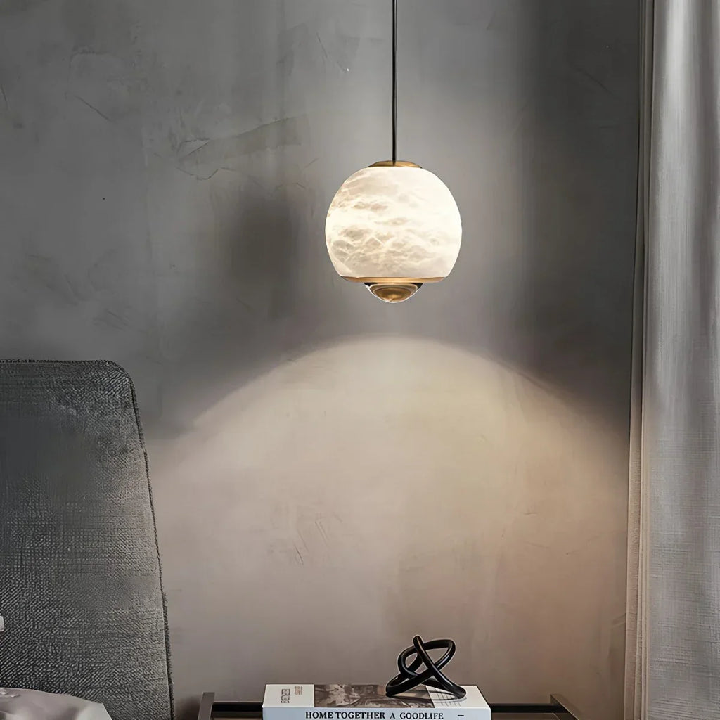 Modern Adjustable Spanish Alabaster Pendant Light | Desfino