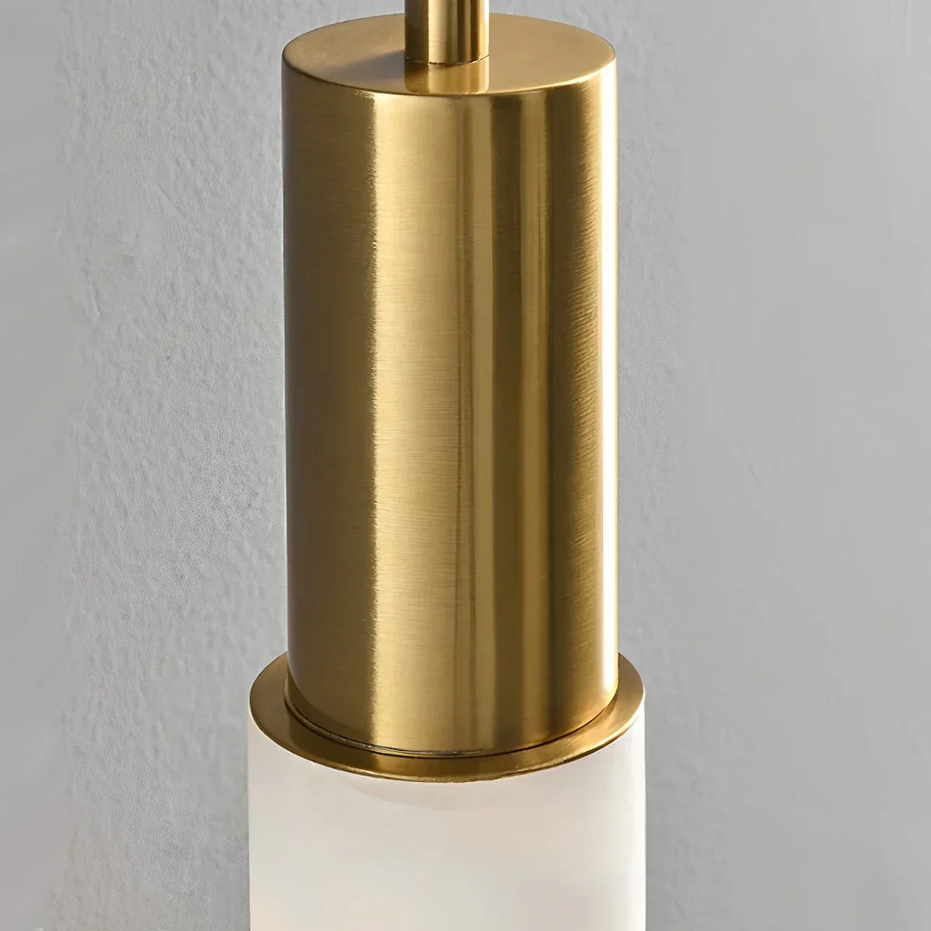 Moderne längliche Wandleuchte aus spanischem Alabaster | Desfino