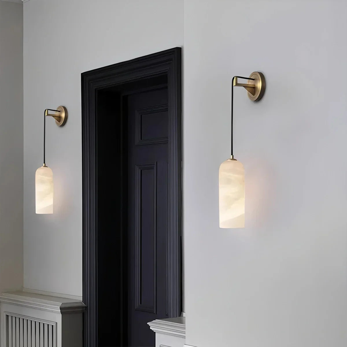Modern All Copper Spanish Alabaster Pendant Light | Desfino