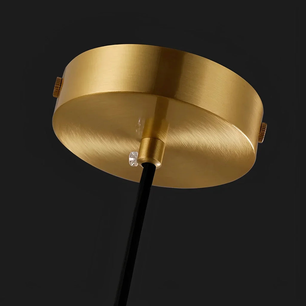 Modern All Copper Spanish Alabaster Pendant Light | Desfino