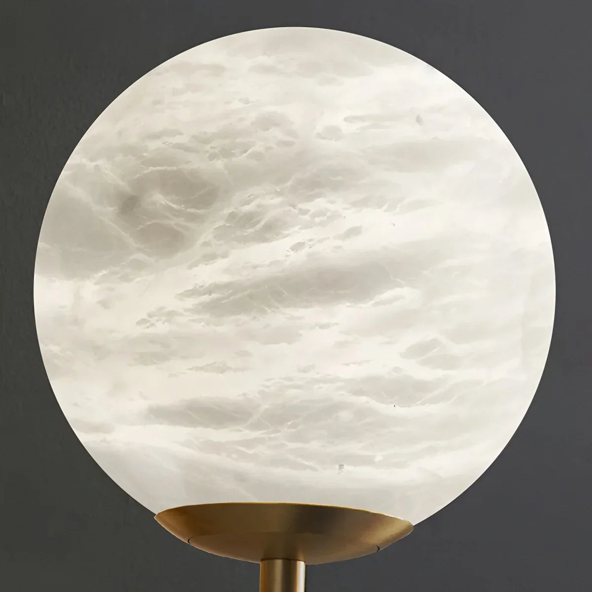 Modern Globe Spanish Alabaster Pendant Light | Desfino