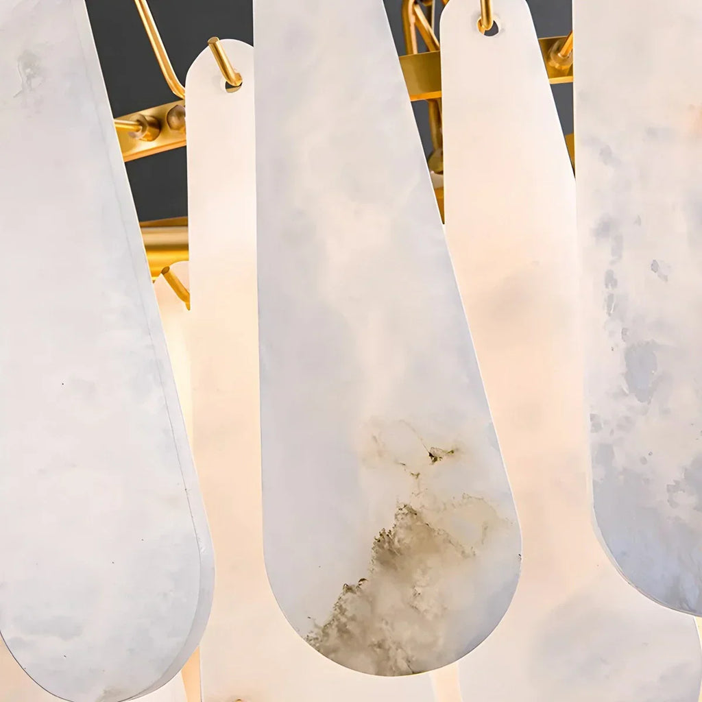 Modern Luxury Multi-layer Spanish Alabaster Chandelier | Desfino