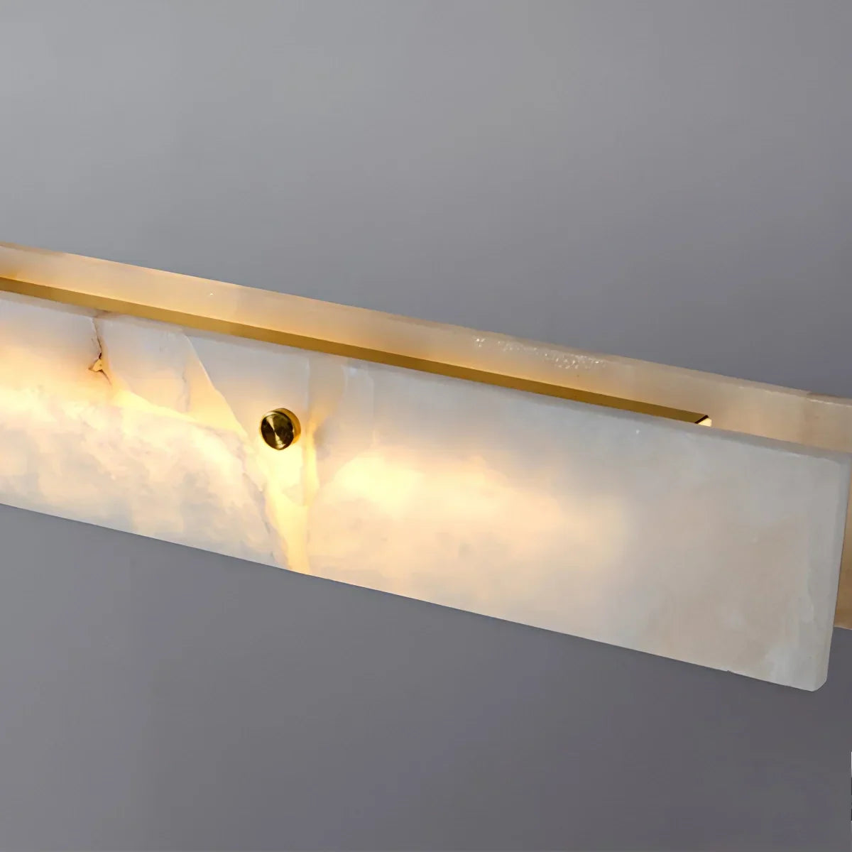 Modern Minimalist Linear Spanish Alabaster Pendant Light | Desfino