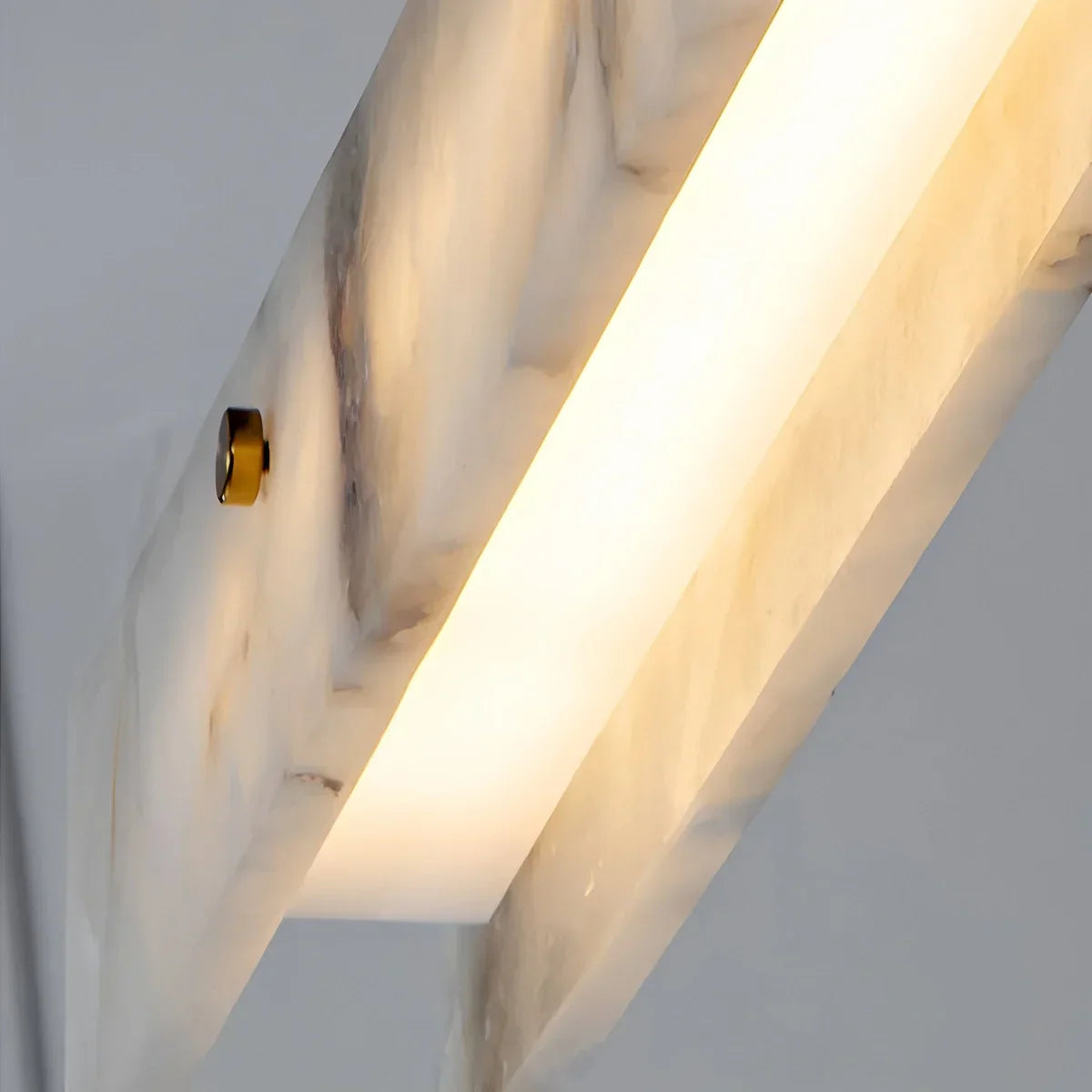 Modern Minimalist Linear Spanish Alabaster Pendant Light | Desfino