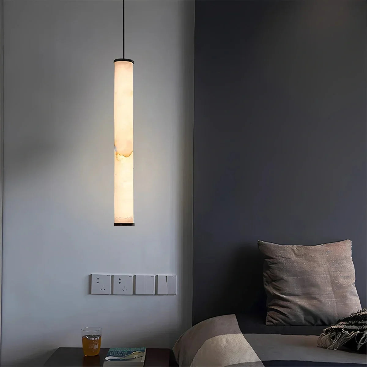 Modern Minimalist Spanish Alabaster Pendant Light | Desfino