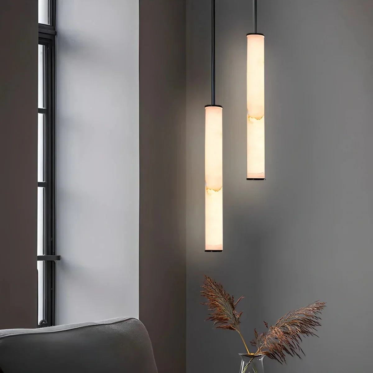 Modern Minimalist Spanish Alabaster Pendant Light | Desfino