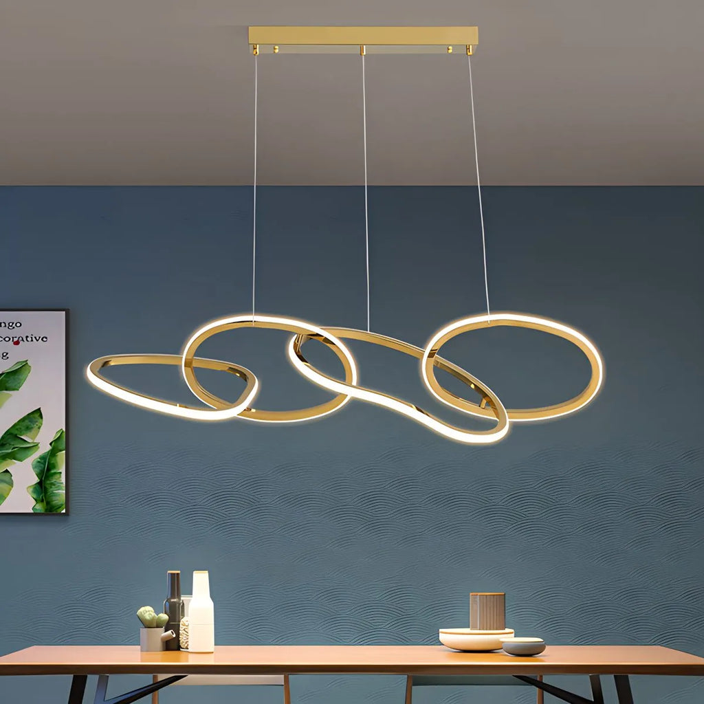 Moderner minimalistischer Ring-Kronleuchter | Desfino