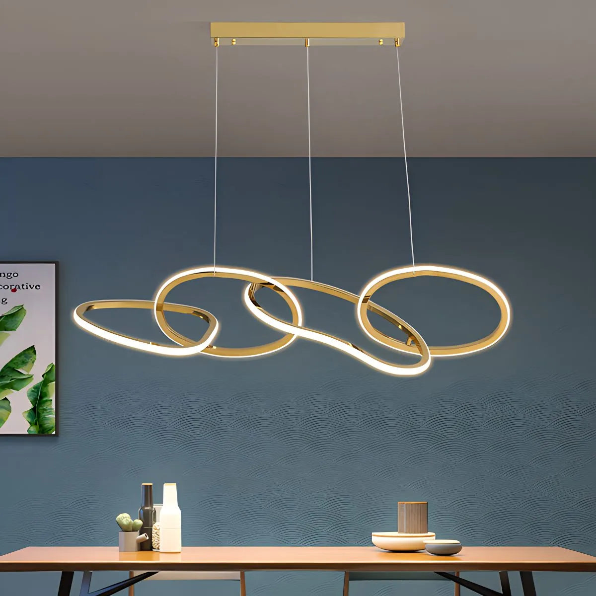 Moderner minimalistischer Ring-Kronleuchter | Desfino