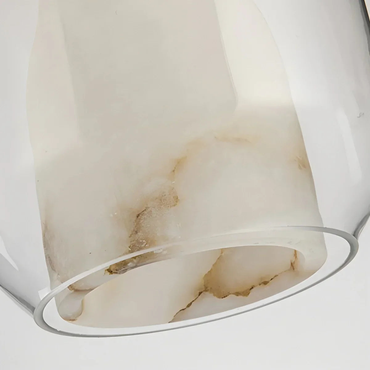 Moderne Pendelleuchte aus Alabasterglas für das Schlafzimmer | Desfino