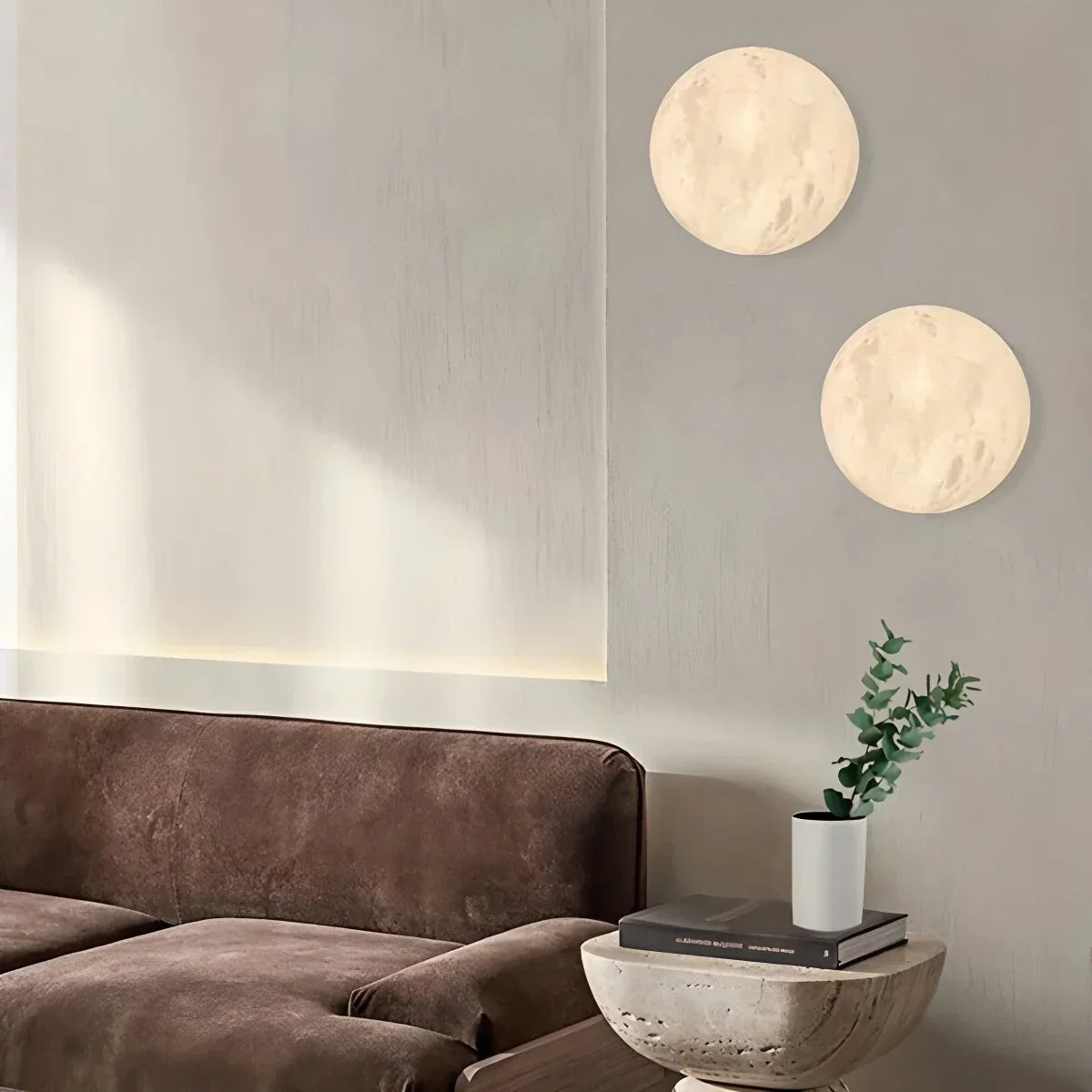Modern Spherical Spanish Alabaster Wall Sconce | Desfino