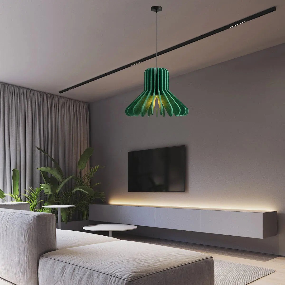 Nordic Octopus Felt Acoustic Pendant Light | Desfino