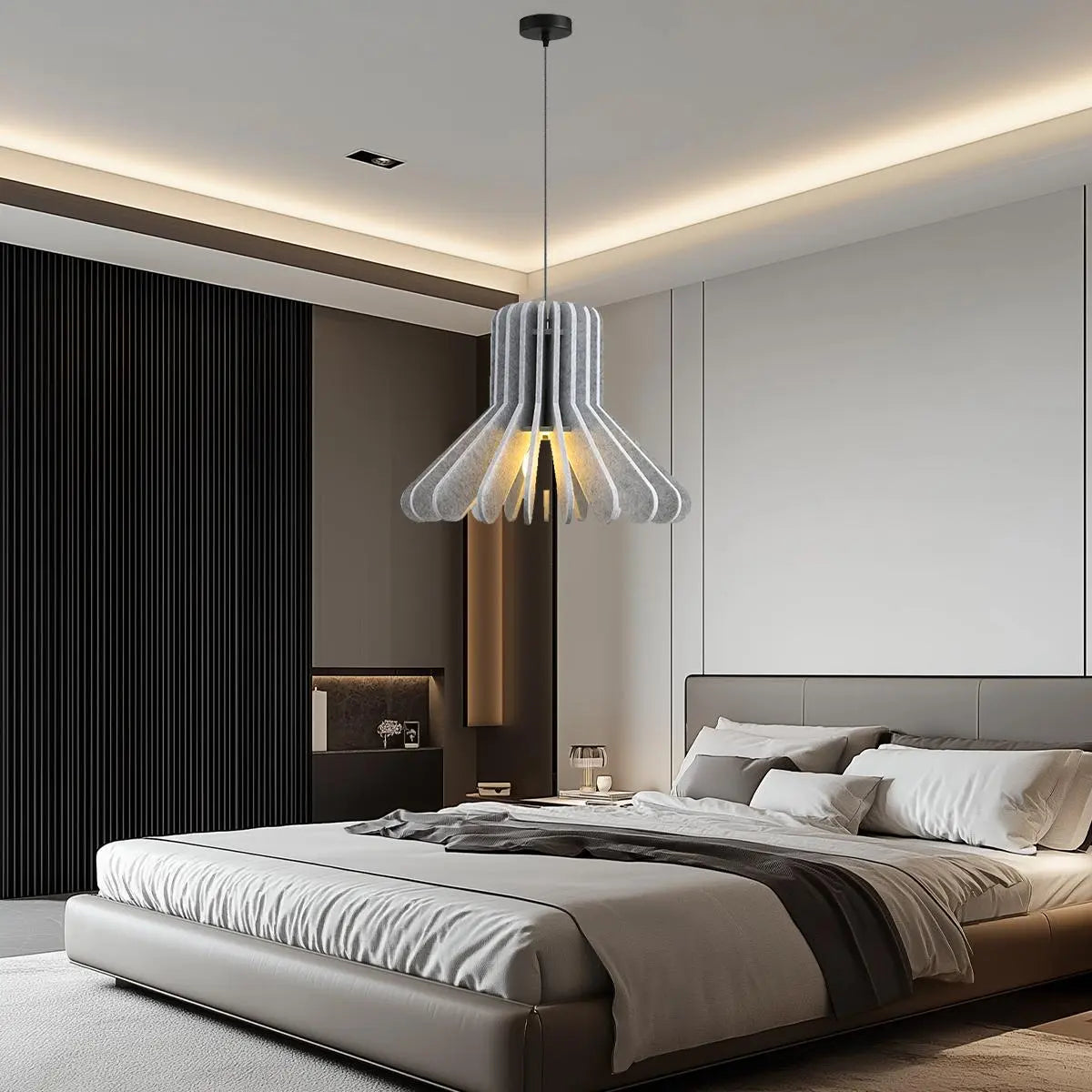 Nordic Octopus Felt Acoustic Pendant Light | Desfino
