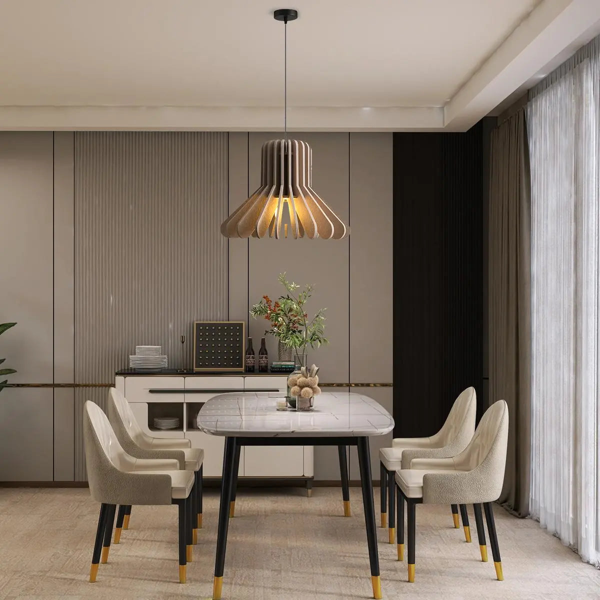 Nordic Octopus Felt Acoustic Pendant Light | Desfino
