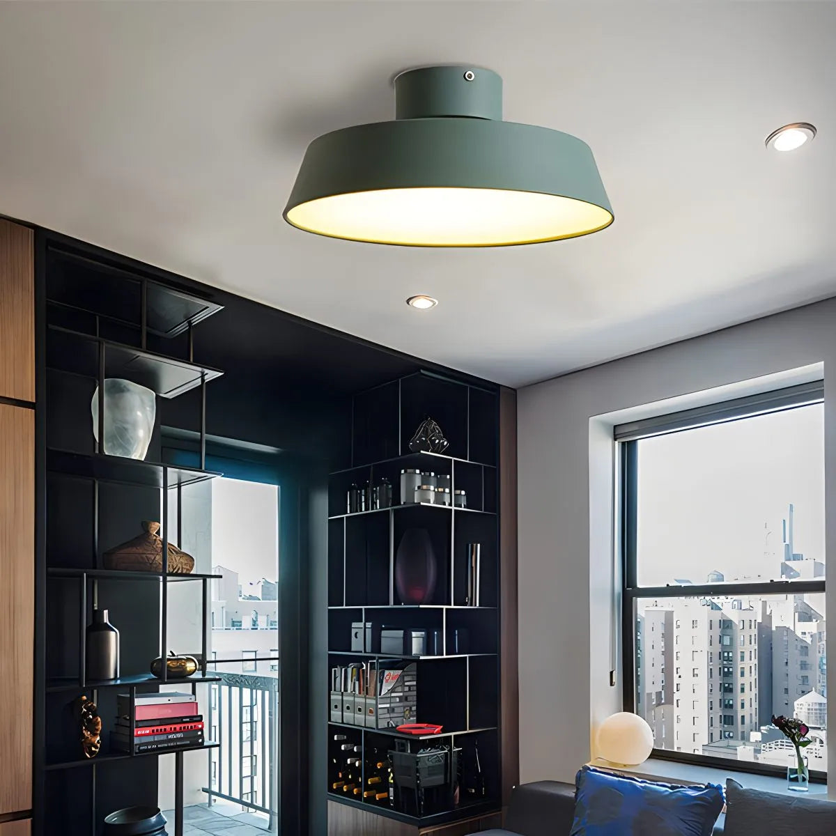 Nordische kreative runde Deckenlampe mit individuellem Design | Desfino