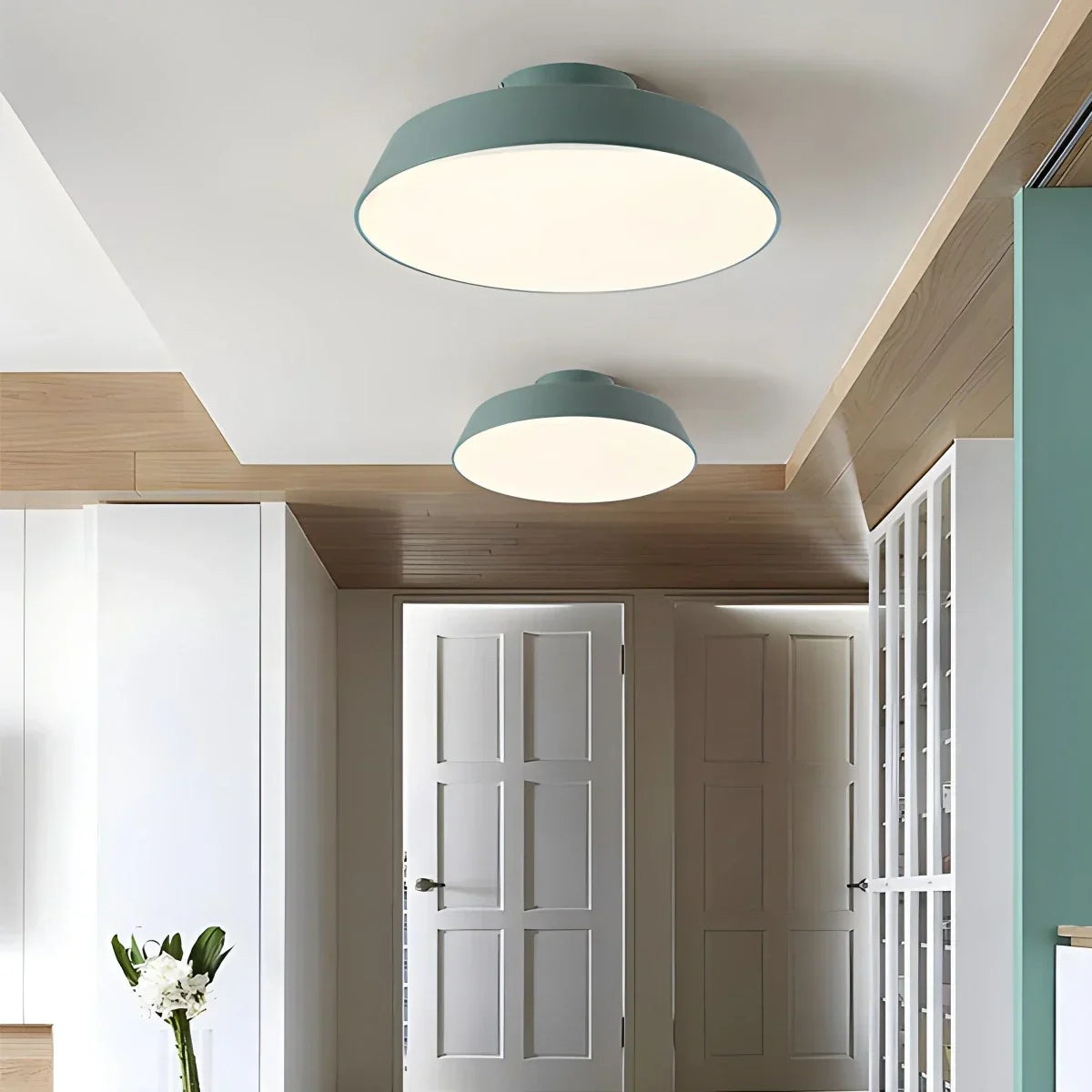 Nordische kreative runde Deckenlampe mit individuellem Design | Desfino