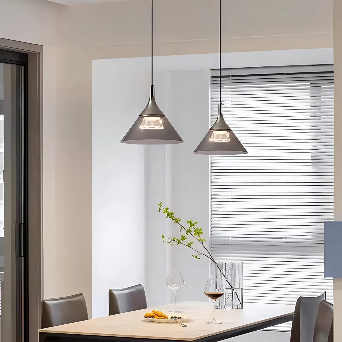 Nordic Led Art Pendant Light for Dining Room | Desfino