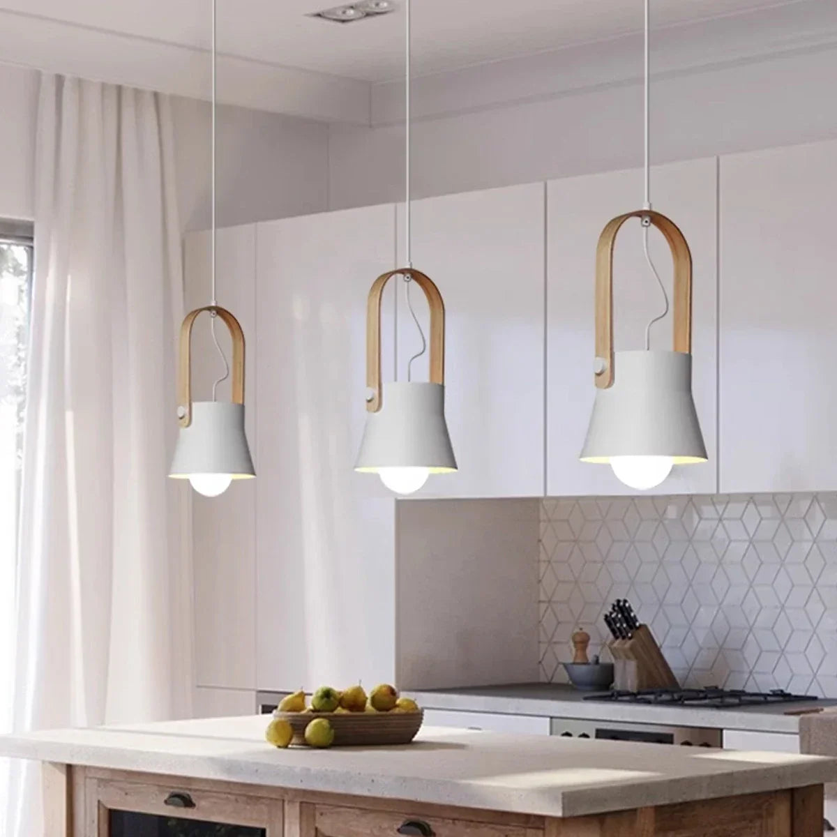 Nordic Macaron Pendant Light for Dining Room Kitchen | Desfino