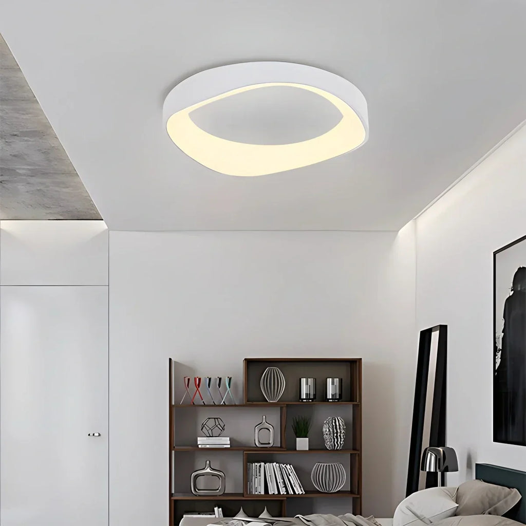 Nordic Acrylic Circle Ceiling Light for Bedroom | Desfino