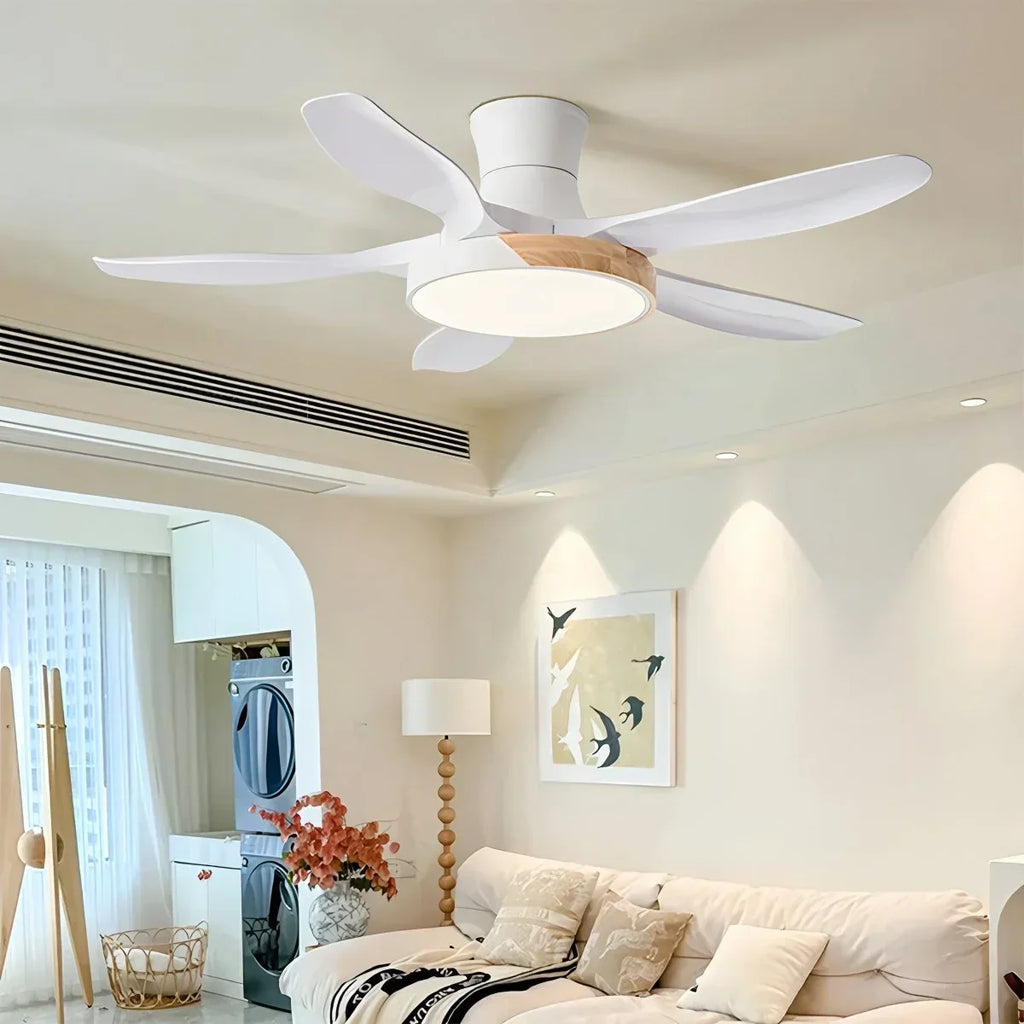 Nordic 5-Blade LED Ceiling Fan Light | Desfino