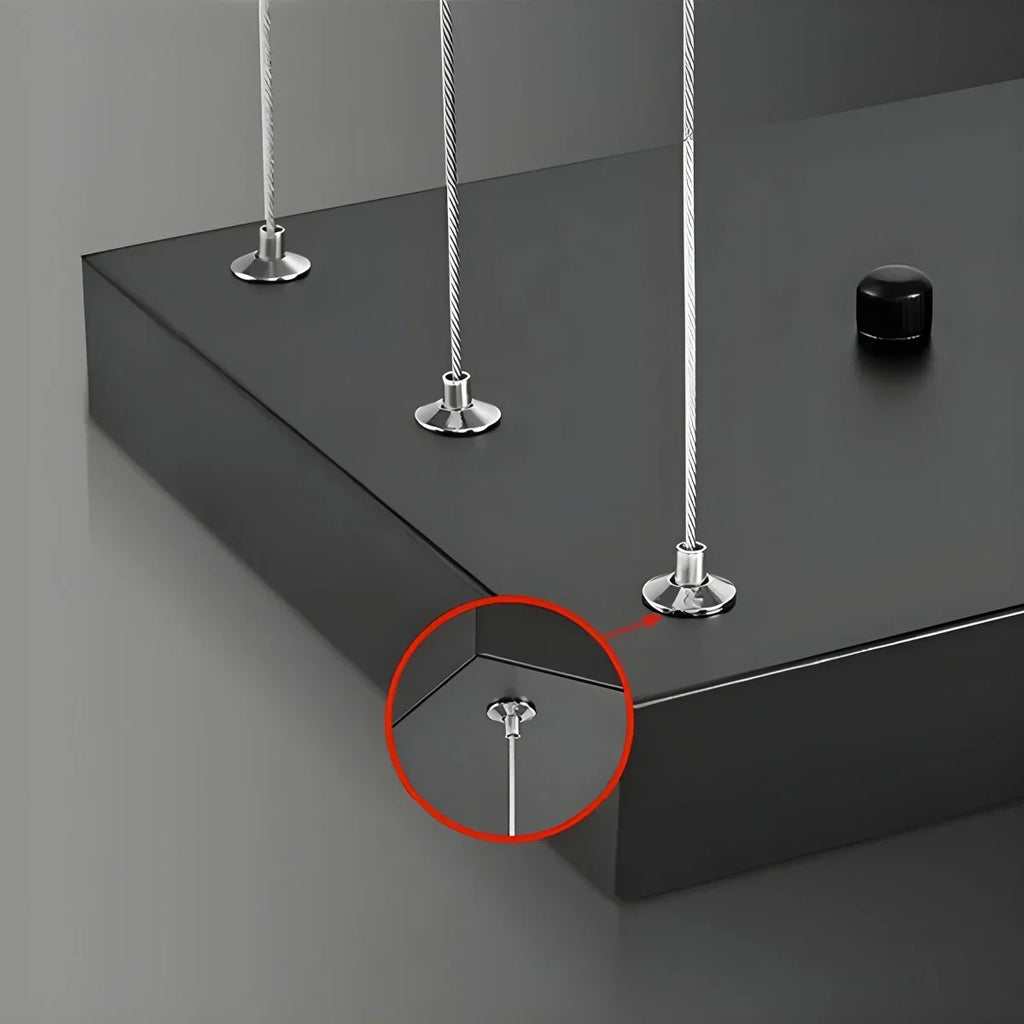 Nordic Minimalist Wave Long Pendant Light | Desfino