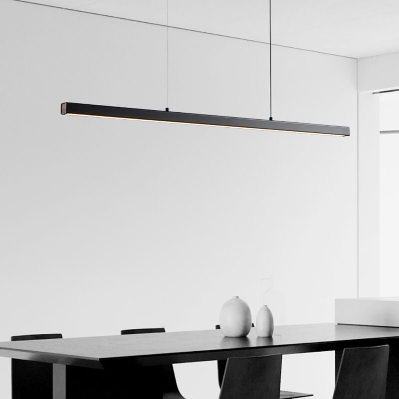 Nordic LED Linear Pendant Light for Kitchen Island | Desfino