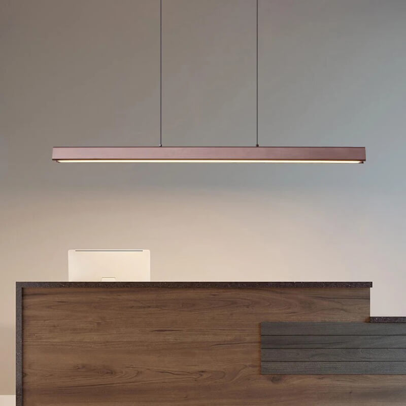 Nordic LED Linear Pendant Light for Kitchen Island | Desfino