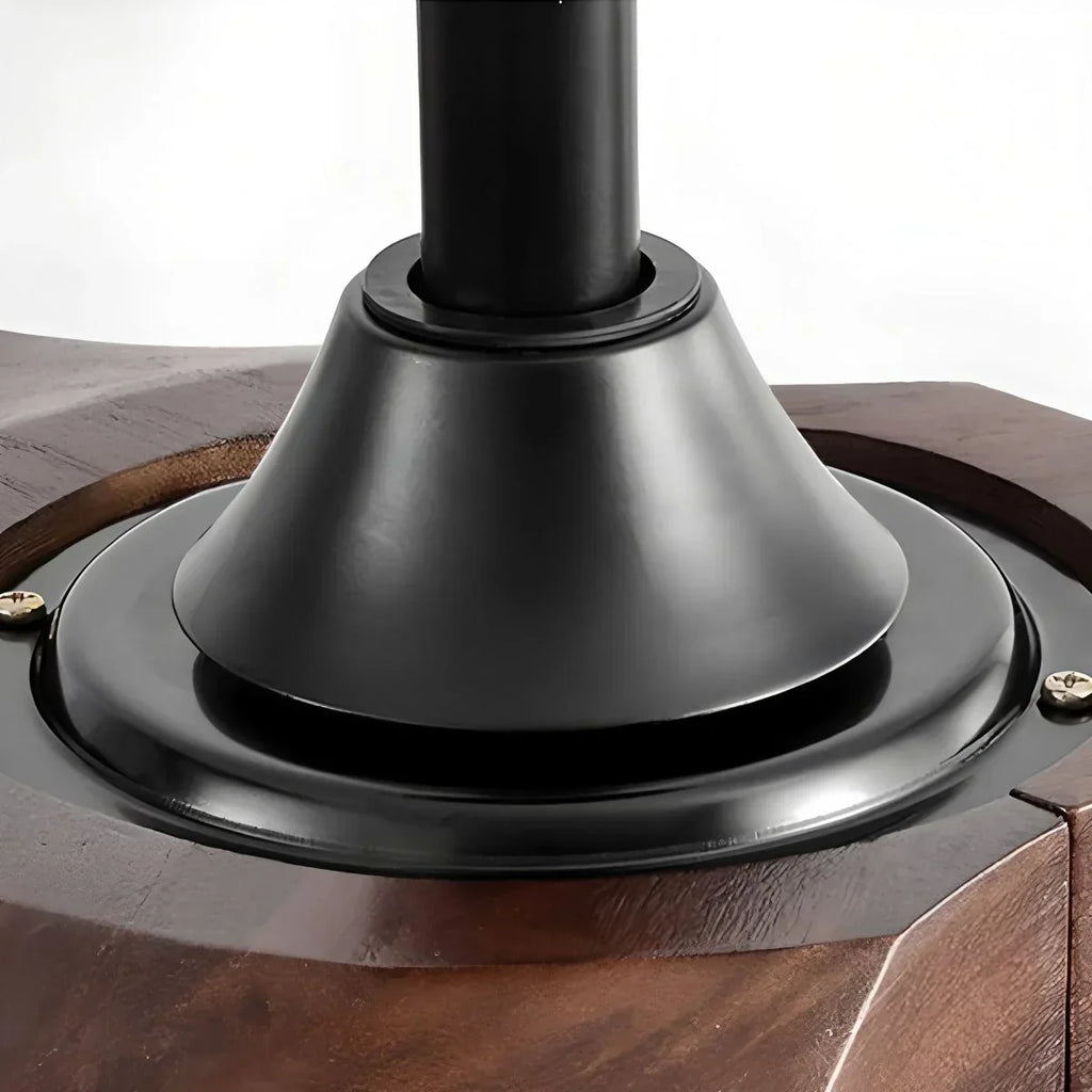 Nordic Wood Ceiling Fan with Light | Desfino