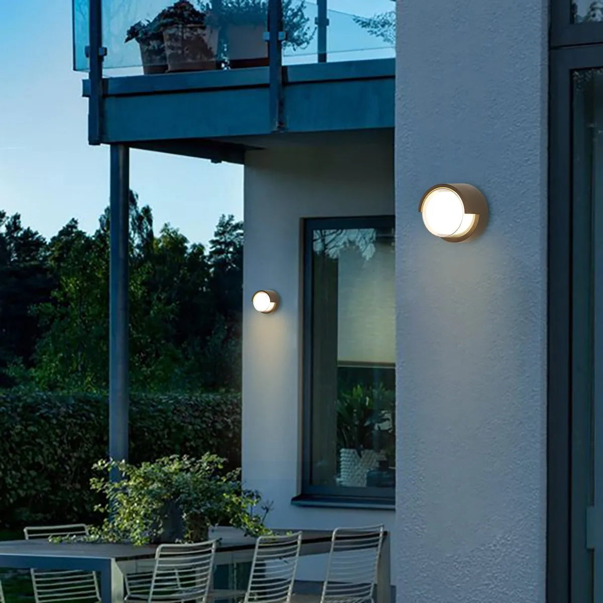 Double-Layer PC Protective Outdoor Wall Light | Desfino