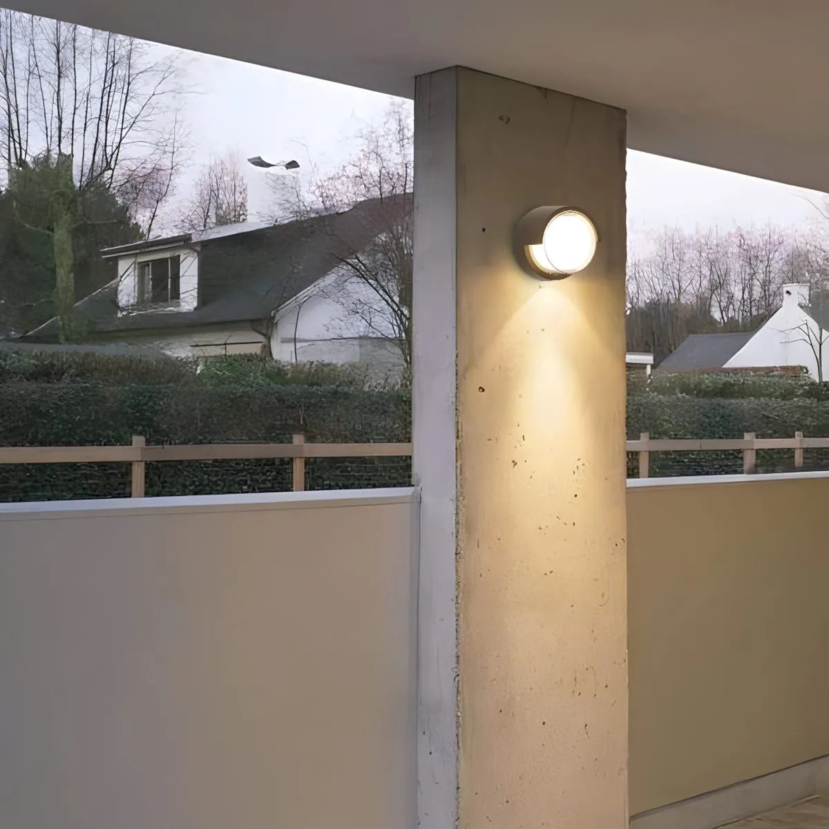 Double-Layer PC Protective Outdoor Wall Light | Desfino