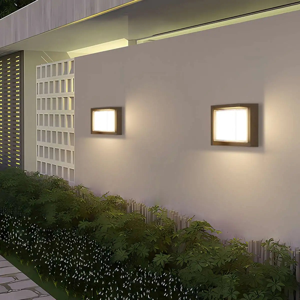 Double-Layer PC Protective Outdoor Wall Light | Desfino