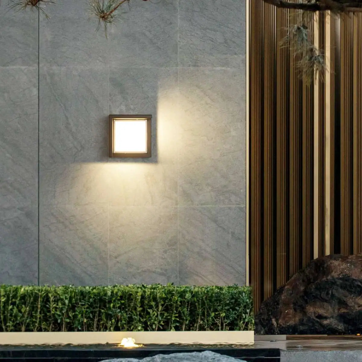 Double-Layer PC Protective Outdoor Wall Light | Desfino